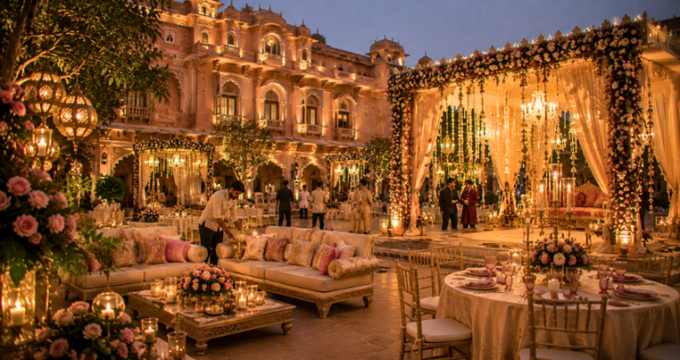 Jaipur Wedding Décor Trends: What Works in a Palace Setting
