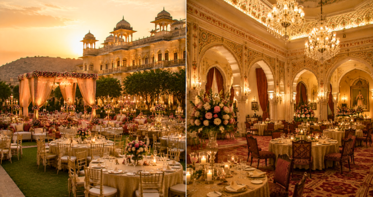 Outdoor vs Indoor Wedding Venues in Jaipur’s Palace Hotels